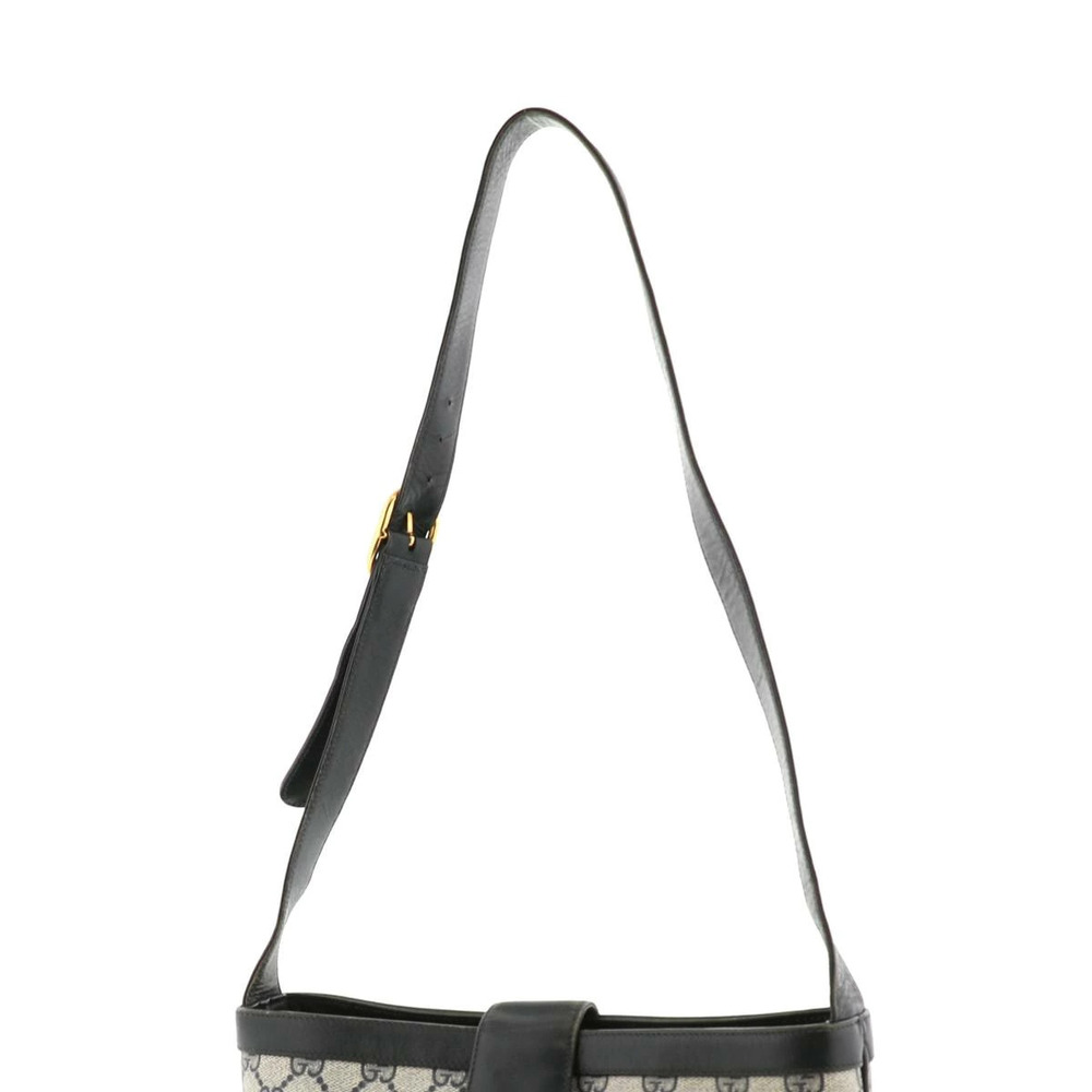 Gucci bucket bag blue GG monogram leather prominent Blondie Blue - Picture 3 of 6